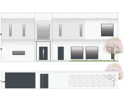 Wind Catcher and Breeze Block Design in a Modern Family Residence