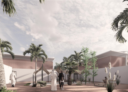 Brick Screens and Passive Cooling in Community-Centric Residential Design