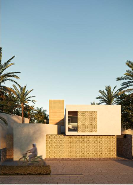 Charred Wood Shingles and Natural Ventilation in a Sustainable Urban Residence