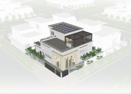 Integrating Coral Stone and Finite Bricks for Sustainable Community Living