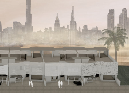 Clay and Coral Formed Residences with Modular Customization and Sustainable Energy Solutions