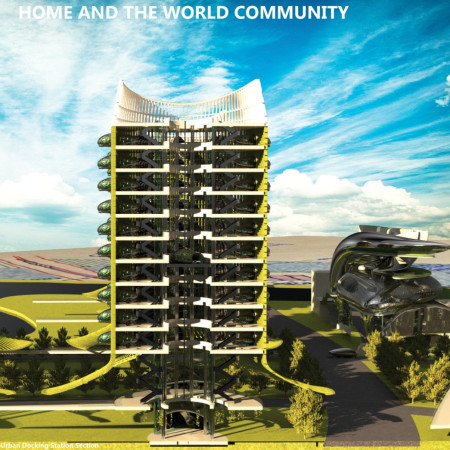 Perforated Metal Facades and Hydroponic Gardens Defining Sustainable Urban Living