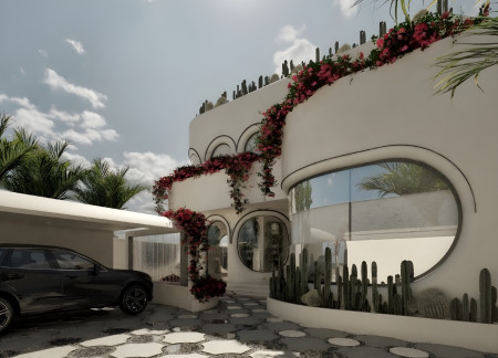 Algal Filters and High-Content Concrete: a Sustainable Approach to Desert Community Building