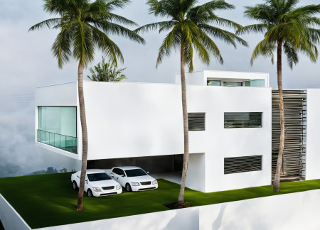 Charred Timber Facade Harmonizing with Panoramic Mountain Views in a Contemporary Residence