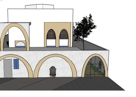 Reflective Surfaces and Natural Cooling in a Family-Centric Courtyard Home