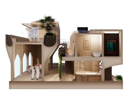 Solar-Powered Habitat Featuring 3d Printed Concrete and Native Landscaping