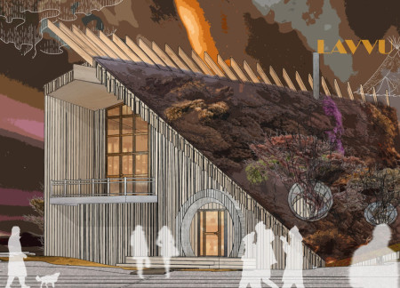 Charred Wooden Shingles and Geothermal Design in a Therapeutic Spa Retreat