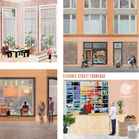 Charred Wooden Shingles and Glass Facades in a Community-Centric Urban Residence