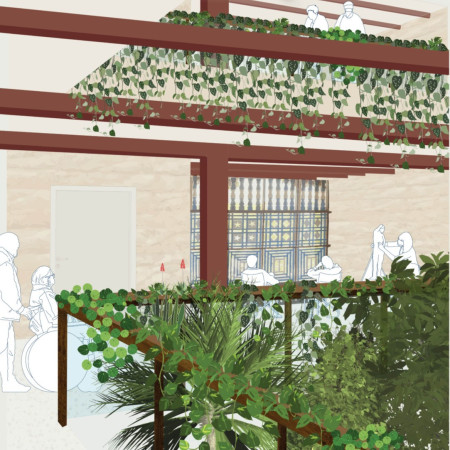 Charred Wood Shingles and Green Roofs in a Community-Centric Urban Habitat