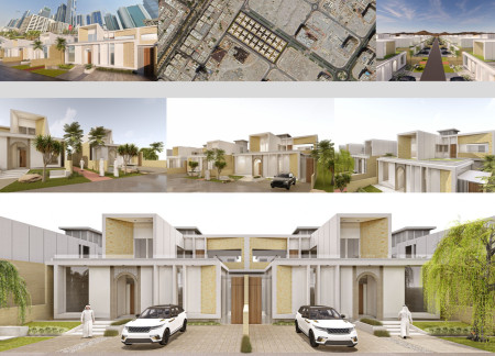 Fluid Shapes and Local Limestone Embrace Sustainability in Desert Living