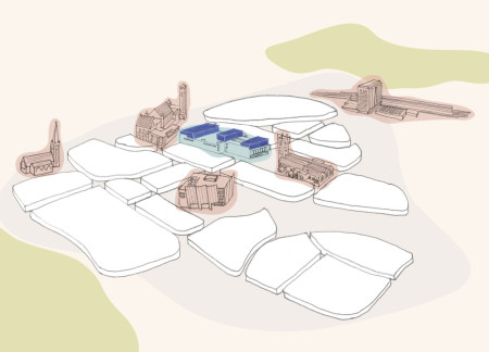 Charred Wood Facades and Flexible Corridors in Sustainable Urban Living Solutions