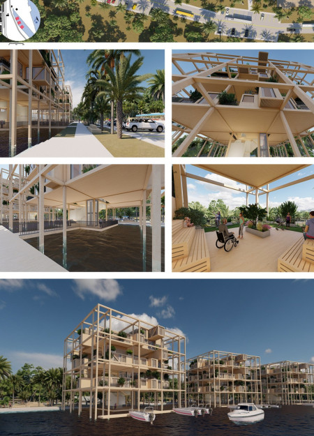 Charred Wooden Shingles and Sustainable Modular Units in Multifamily Urban Housing