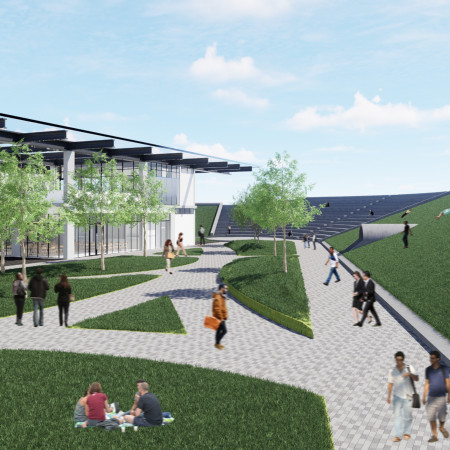 Translucent Glass Facades and Historic Brickwork Redefine Flexible Community Spaces