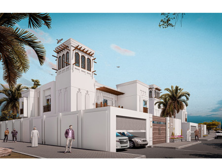 Sustainable Living Through UV Laminated Glass and Adaptive Spaces in a Desert Climate