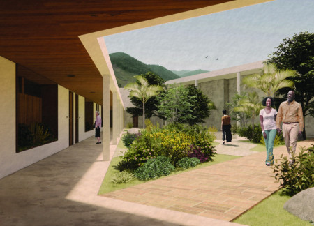 Reclaimed Wood Retreat with Green Roof Integration for Senior Living