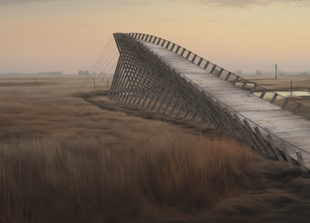 Decayed Timber and Galvanized Steel Elevating Observations of the Great Plains