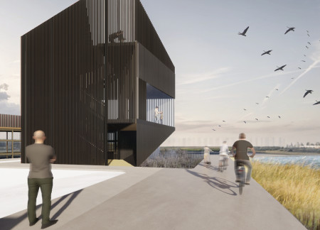 Vented Fa&ccedil;ade and Engineered Wood Create Connection to Marshland Ecosystem