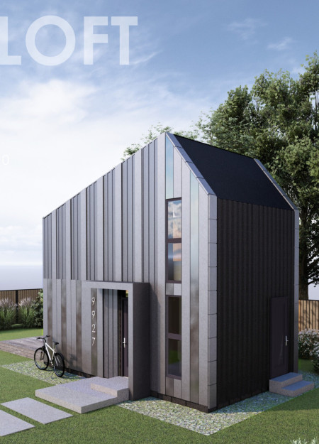 Geothermal Microhome Featuring Kingspan Insulated Panels and Versatile Living Spaces