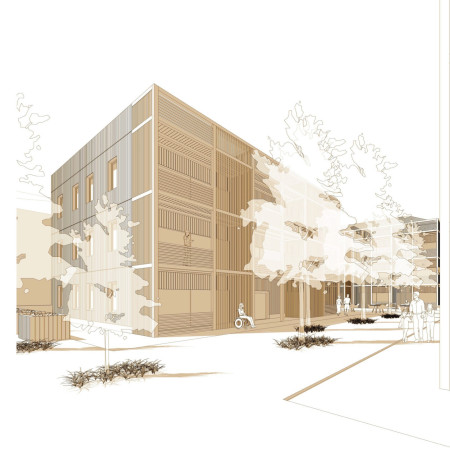 Cross-Laminated Timber and Charred Shingles Create Community-Focused Living for Seniors