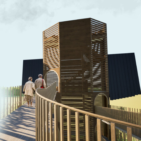 Lamelas and Local Timber Create a Unique Observation Experience Amid Indigenous Heritage