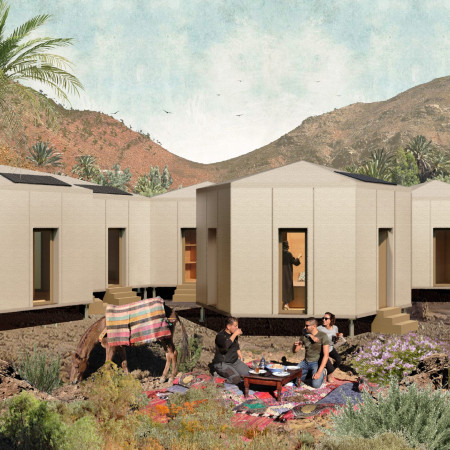 Triangular Shelters Crafted with Quadcore Panels for Community Resilience in Post-Disaster Environments