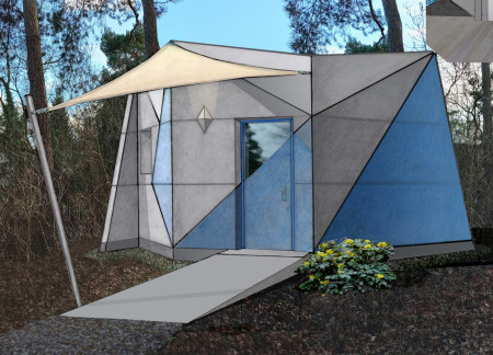 Octagonal Structure Featuring Dri-Design Cladding and Quadcore Insulation for Sustainable Living