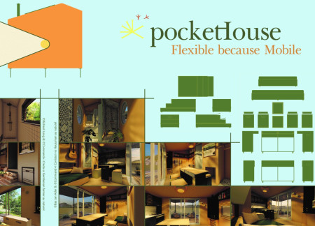 Charred Wooden Shingles and Wood Wool Insulation in a Flexible Living Space