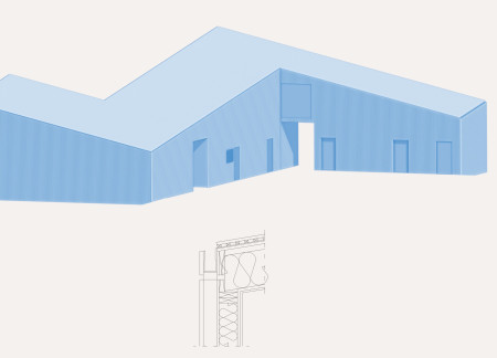 Zigzag Form Combined with White Steel and Warm Wood Creates a Versatile Ski Retreat in Iceland