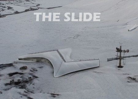 Floating Slopes of Charred Timber and Spruce Aligning with Mountain Peaks for Recreational Use