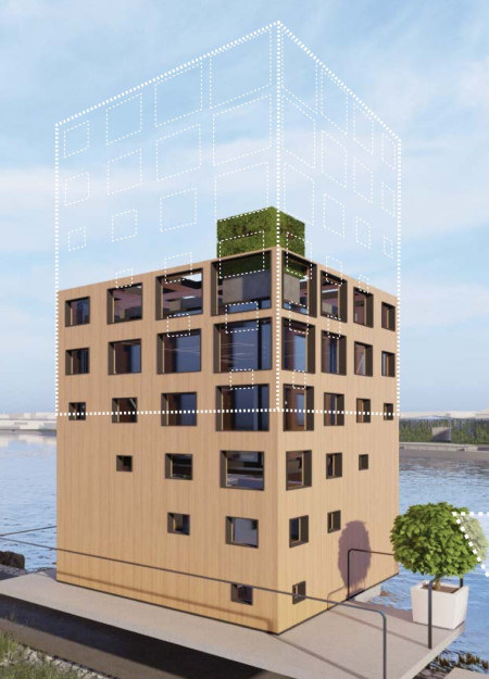 Hydraulic Transformation of Local Materials in a Compact Dwelling