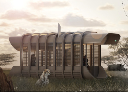 Kinetic Timber Louvers Enhance Flexibility in Sustainable Modular Living