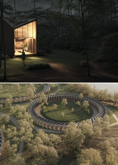 Cross-Laminated Timber Units That Foster Community Through Flexible Urban Design