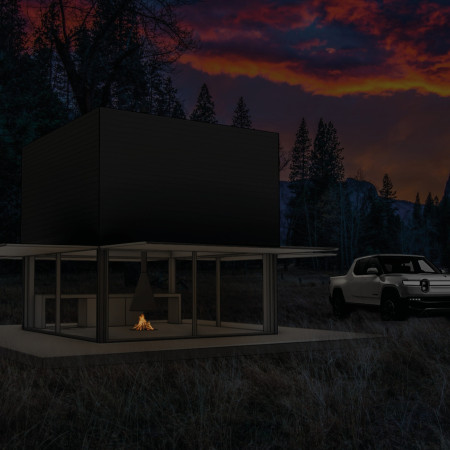 Charred Wooden Shingles and Cross-Laminated Timber Define a Multifunctional Community Space