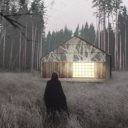 Perforated Facade and Rainwater Harvesting in a Sustainable Micro Dwelling