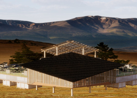Charred Wooden Shingles and Cross-Laminated Timber Panels Frame a Flexible Workspace in Yeongyang-Gun