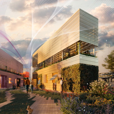 Hydroponic Greenwalls and Perforated Aluminum Panels in Sustainable Urban Living