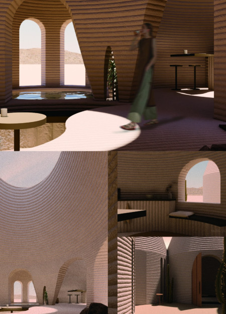 Biodegradable Composite Forms Embrace Natural Light Within Organic Living Spaces