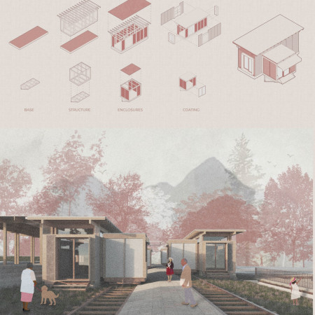 Modular Community Spaces Enhanced by Translucent Panels and Sustainable Timber Construction