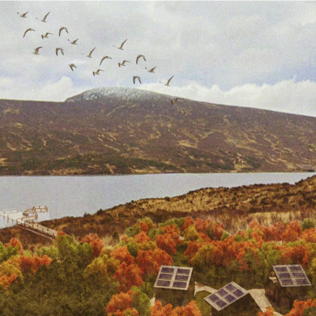 Charred Wood Shingles and Kingspan Cladding Defining Sustainable Cabins by Loch Shin