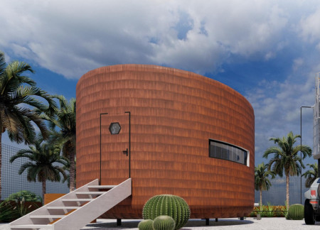 Charred Wooden Shingles and Rainwater Harvesting in Sustainable Senegalese Living