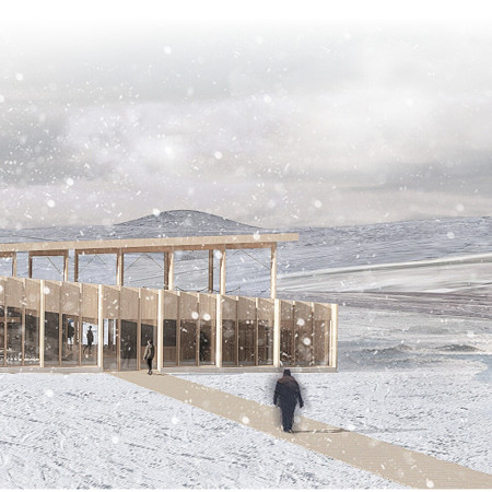 Charred Wooden Shingles and Cross-Laminated Timber Panels Create a Sustainable Community Hub