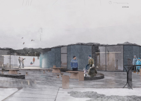 Charred Wooden Shingles and Cross-Laminated Timber Form a Sustainable Community Hub