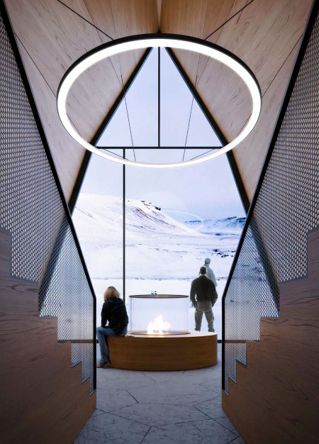 A Split-Level Shelter for Arctic Living