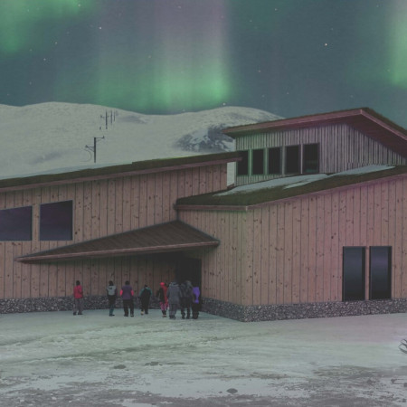 Charred Wooden Shingles and Natural Ventilation in a Modern Community Center