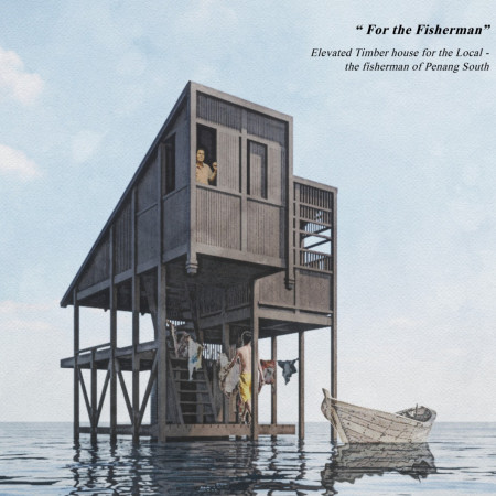 Elevated Oyster Castles and Bakau Wood Create Sustainable Coastal Living