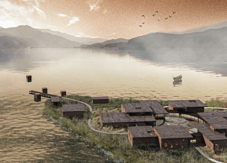 Corten Steel Facades and Water Gardens in a Timber-Focused Hospice Facility