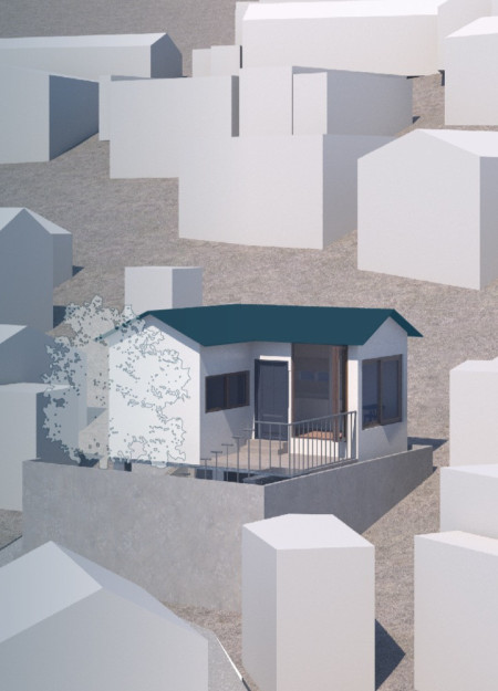 Charred Wooden Shingles and Translucent Facades in a Flexible Urban Community Space