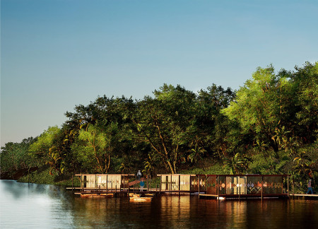 Charred Wooden Cladding and Cross-Laminated Timber Panels Transforming Urban Living Spaces