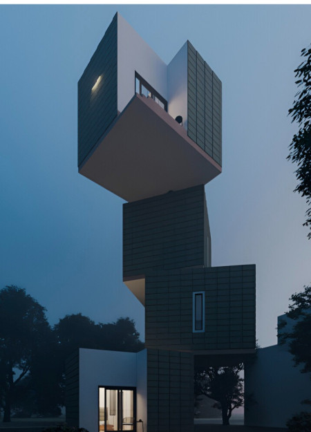 Charred Wood Shingles and Modular Design for Affordable Community Living