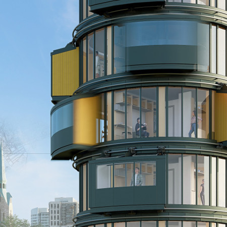 Charred Wooden Shingles and Cross-Laminated Timber Create Flexible Urban Microhomes